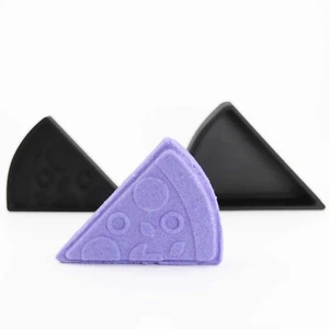 Pizza Slice Bath Bomb Mold, DIY original BathBombs Set 3D Printed Kit - Picture 1 of 5