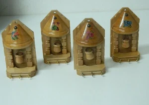 PORTACHIAVI MURO SOUVENIR CALABRIA LEGNO CAMINO VARI DECORI VINTAGE CU28 - Foto 1 di 5