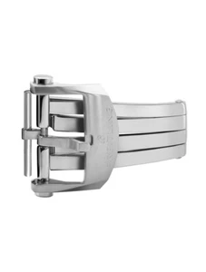 Hebilla de despliegue Breitling de acero inoxidable cepillado y pulido 16 mm A16D6 - Imagen 1 de 1