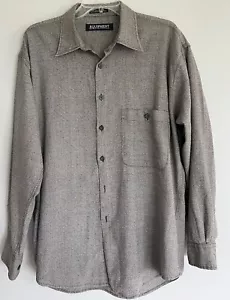 EQUIPMENT Camisa Algodón Cuadros Abotonada Marrón Azul Talla Grande - Imagen 1 de 10