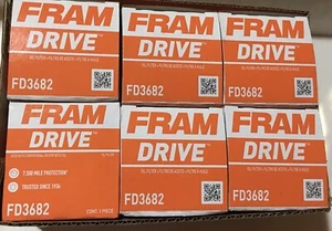SIX (6) PACK FRAM FD3682 Spin-on Fuel OIL Filter FRAM DRIVE - FAST SHIPPING - Picture 1 of 3