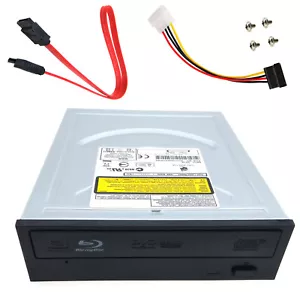 Desktop PC Internal BD BD-R Player 12X Reader DVD CD RW Burner Drive SATA Cable - Picture 1 of 11
