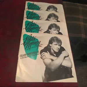 EDDIE MONEY - CLUB MICHELLE - 7" VINYL PIC COV 1ST PRESS MINT 1984 X 3 COPIES - Picture 1 of 1