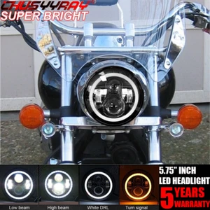For Honda VTX 1300 C R RETRO VTX 1800 5.75" 5-3/4 inch LED Headlight DRL Motor - Bild 1 von 12