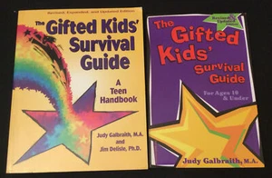 Two Gifted Kids' Survival Guides: Ages 10 & Under & A Teen Handbook - excellent! - Picture 1 of 11