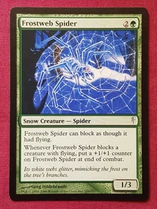 Magic The Gathering COLDSNAP FROSTWEB SPIDER green card MTG - Picture 1 of 2