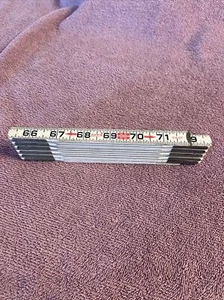 Lufkin - 72" Verlängerungslineal klappbares Holzlineal Vintage - Bild 1 von 5