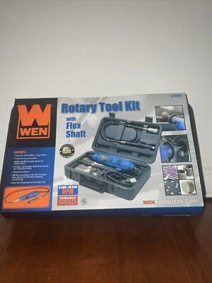 WEN Variable Speed Rotary Tool Kit Dremel Rotary Grinder Cutter with Flex Shaft - Image 1 of 2