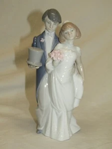 LLADRO #6164 Hochzeit Porzellan Figur mit Originalkarton Papiere 1994 - Bild 1 von 10