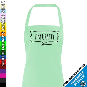 Delantal I'm Crafty • Delantales Impresos Personalizados para Adultos • Pasatiempos Artesanía Cocina Cocina - Imagen 1 de 41