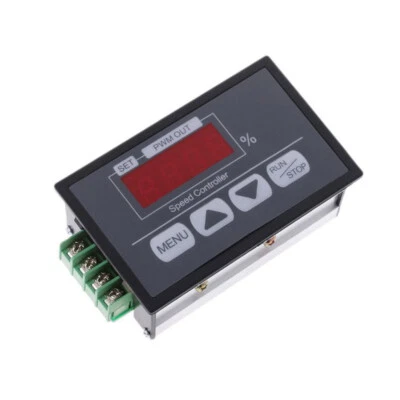 30A PWM DC Motor Speed Controller Slow Start Slow Stop Digital Controller 6-60V - Image 1 of 4