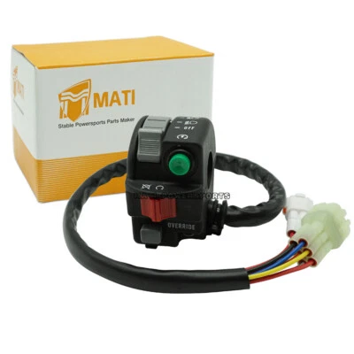 Left Handlebar Kill Switch Start Stop Headlight for Yamaha YFM700 Grizzly 07-08 - Изображение 1 из 4