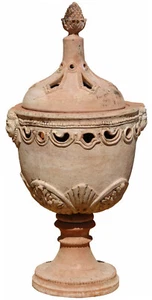 Braciere mediceo terracotta piccolo-Tuscany terracotta braziers little size 4261 - Imagen 1 de 1