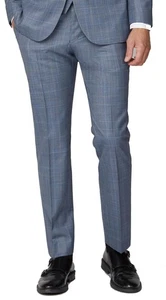 Traje De 2 Piezas Clásico Azul Marrón De Scott Para Hombre En Talla 34 A 60 - Imagen 1 de 18