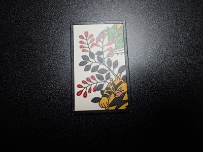Pokemon Traditional Poker Playing Card Hanafuda Scyther Electabuzz #2 NM/EX orEX - Image 1 of 4