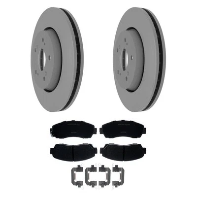 For Honda Accord Crosstour 10-11 ACDelco Silver Front Brake Kit w Ceramic Pads Foto 1 de 4