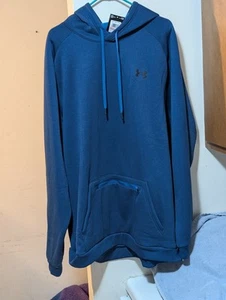 AWESOME UA ROYAL BLUE NWT 3XLT HOODIE PULLOVER 60" TORSO 32" LENGTH 37" SLEEVE - Picture 1 of 19