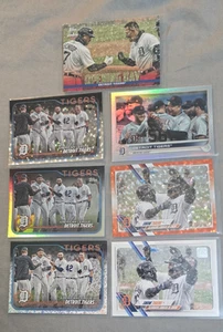 2021 2022 2023 2024 Topps Detroit Tigers Team card lot Refractor Numbered  - Picture 1 of 6