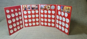 Album tabletfor stora for Soviet jubilee collectible coins.1965-1991, 68 cells. - Picture 1 of 11