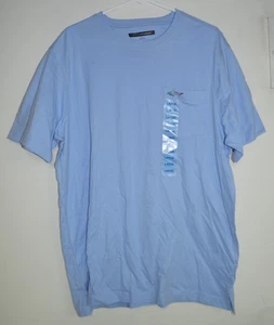 T-shirt uomo Greg Norman grande blu logo squalo nuova con etichetta - Foto 1 di 6