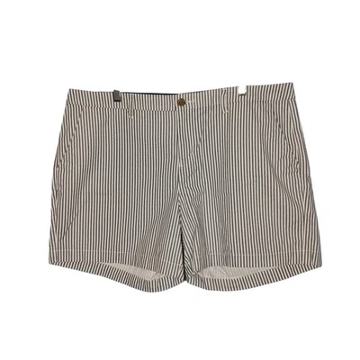 Pantalones Cortos Old Navy Everyday 5" Para Mujer Talla 16 Azul Marino y Blanco Rayas Usados en Excelente Condición Foto 1 de 4