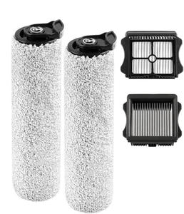 Paquete de 4 rodillos de cepillo y filtros HEPA para aspiradora Tineco ifloor 3 y Floor one S3 (B40 - Imagen 1 de 5