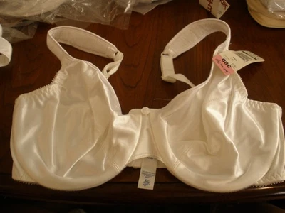 NEW Vintage NOS Bra White Just My Size 38D Style 1985 with Underwire - Image 1 of 3