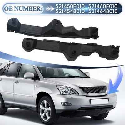 2 piezas soportes de parachoques delanteros soporte retenedor para Lexus RX330 2004-2006 521460E010 Foto 1 de 4