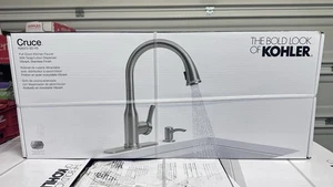 Kohler Cruce R26372-SD-VS herunterziehbare Einhand-Küchenarmatur & Seifenspender - Bild 1 von 6