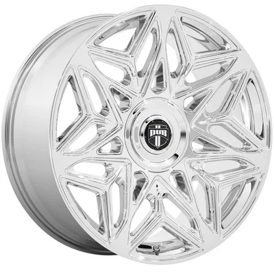DUB DC274 Anomaly 24x9 5x115/5x120 +15mm Chrome Wheel Rim 24" Inch Foto 1 de 4