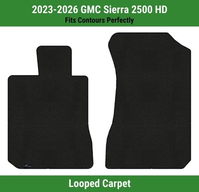 Lloyd Classic Loop Front Row Carpet Mats for 2023-2026 GMC Sierra 2500 HD  - Image 1 of 4