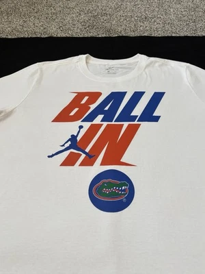 Nike Jordan Florida Gators "BALL IN" Shirt X-Large White Long Sleeve NWT - Image 1 of 4