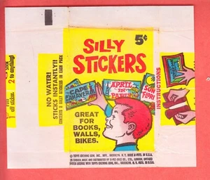 1965 TOPPS SILLY STICKERS 5 Cents WAX WRAPPER NM - Picture 1 of 1