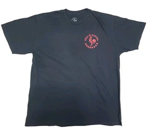 Sriracha Rooster Men's Black Short Sleeve Graphic Tee Shirt Size XL - Picture 1 of 5
