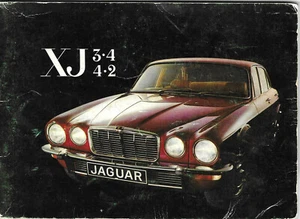 JAGUAR XJ 3.4 / 4.2 Betriebsanleitung 1975 Bedienungsanleitung Handbuch BA - Bild 1 von 9