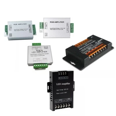 LED RGBW / RGB Amplifier 24A 32A for Led Strip Power Repeater light controller - Image 1 of 4