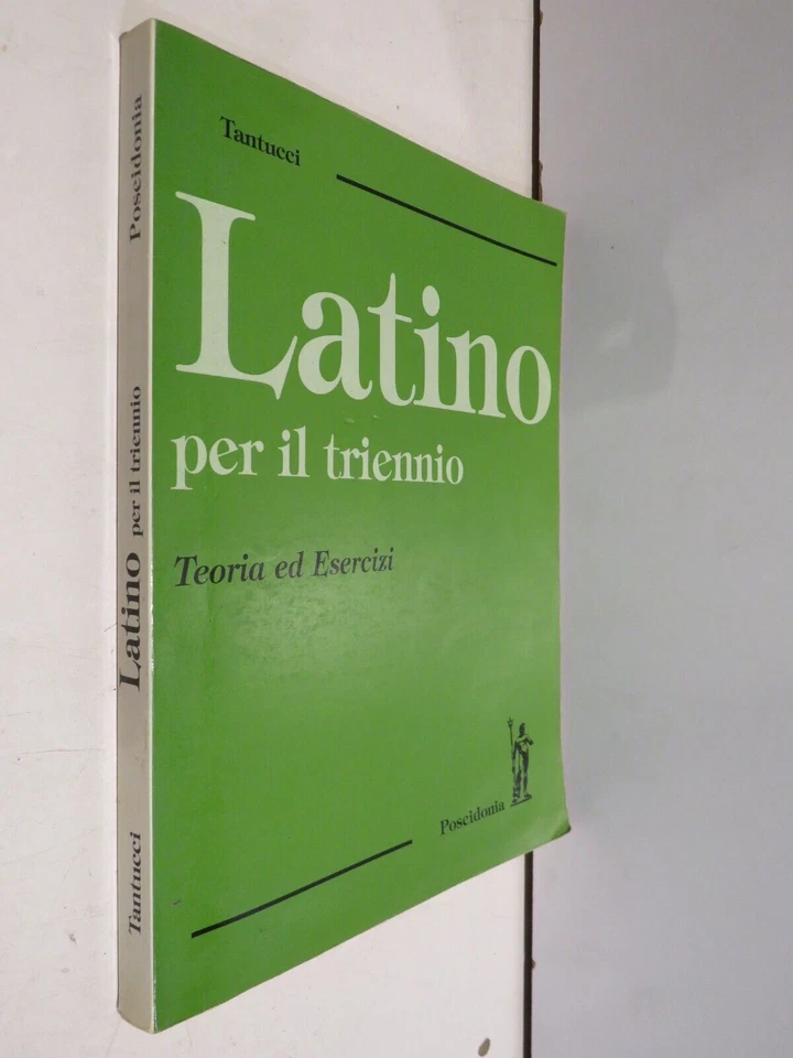 LATINO PER IL TRIENNIO Teoria ed esercizi Tantucci Poseidonia 1998 linguistica - Immagine 1 di 1
