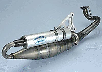 200.0250 MARMITTA ESPANSIONE POLINI MODELLO RACE 3 APRILIA RALLY 50 LC SR 50 WWW - Immagine 1 di 1