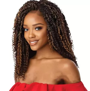 Dreadlock Wigs Brown Highlight Braided Wigs Twist Braiding Hair for Black Women - Afbeelding 1 van 7