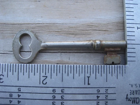 one CORBIN  Door Mortise Lock signed Skeleton key # p 7 Cover