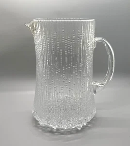 Vintage MCM Iittala Finland Tapio Wirkkala Ultima Thule Glass Pitcher - Picture 1 of 3