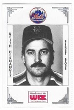 KEITH HERNANDEZ 1991 METS THE WIZ # 177 NEW YORK METS **FREE SHIPPING