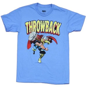 Thor Adult New T-Shirt - Throwback! Retro Styled Hammer Throw Pic - Picture 1 of 1