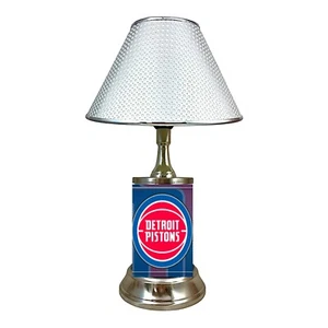 Detroit Basketball Team Metal License Plate Handmade Sport Table Lamp Best Gift - Picture 1 of 2