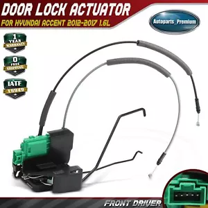 Front Driver Door Lock Actuator for Hyundai Accent 2012-2017 L4 1.6L 813101R130 - Picture 1 of 9