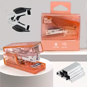 Mini Stapler with Staples, Small Transparent Stapler,25 Sheet Capacity,Includ... - Picture 1 of 1