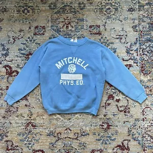 Vintage Single V Sweatshirt Tiger School Phys Ed Big Size - Bild 1 von 6