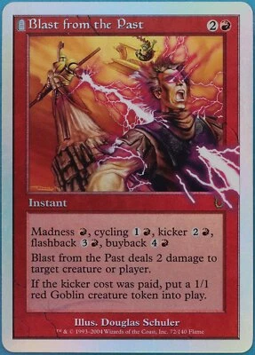 Blast from the Past FOIL Unhinged NM Red Rare MAGIC CARD (ID# 459938) ABUGames - Image 1 of 2