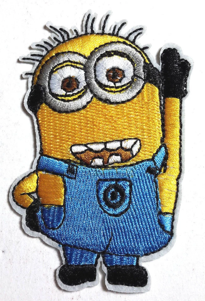 Despicable Me Jerry the Minion 3.5" Embroidered Patch-USA Mailed(ANPA-DM-2-B)