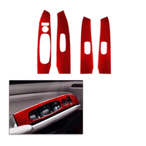 Carbon Fiber Trim Door control switches red For Carbon Fiber Nissan Altima 19-22 - Picture 1 of 19